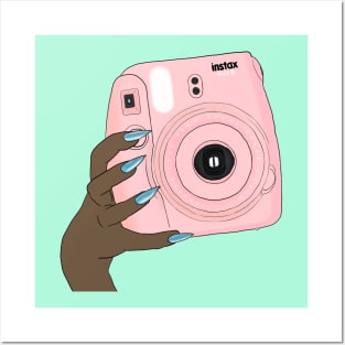 Instax pink Posters and Art